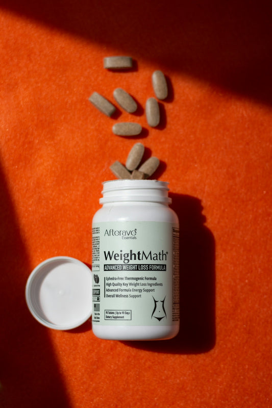 A close up of a bottle of pills on a table