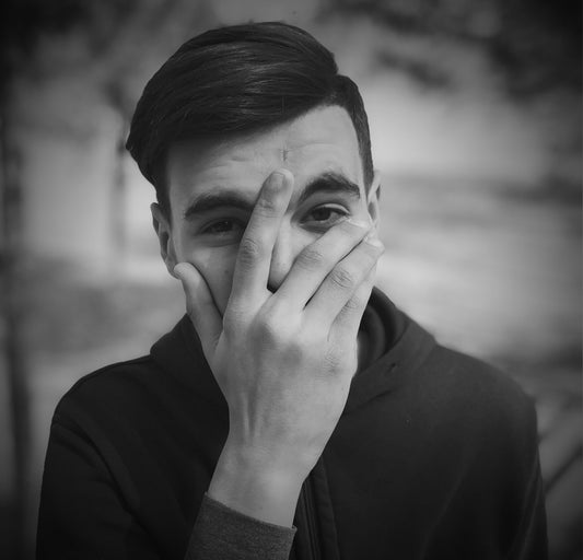 man's face