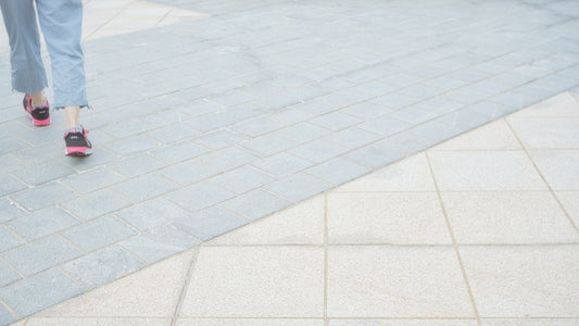 white and gray floor tiles
