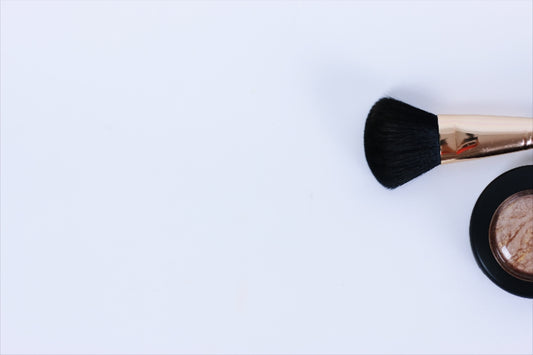 black brush on white surface