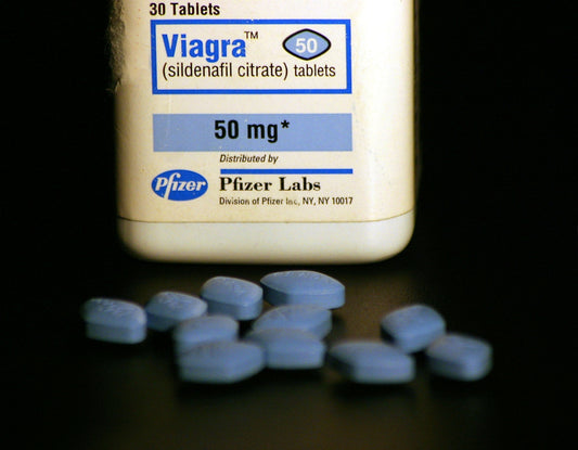 a white container with a label on it