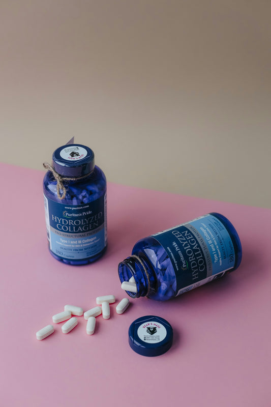 a couple of bottles of medicine