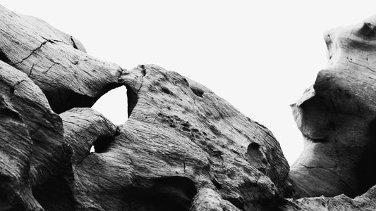 a large rock formation