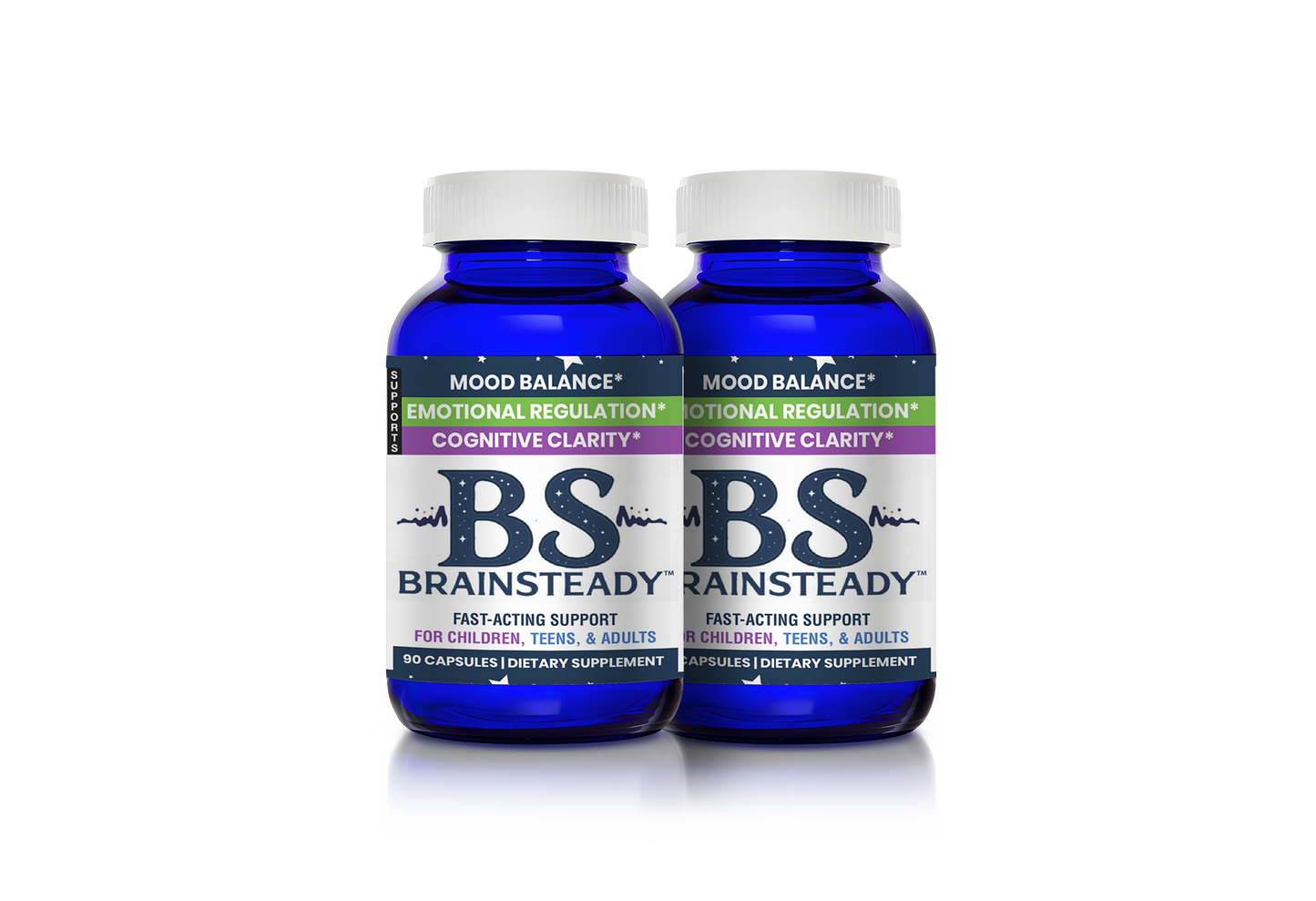 SNAP BrainSteady™ Capsules – Flexible Bottle Options