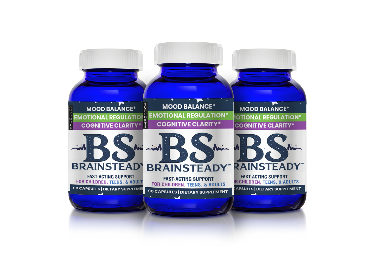 SNAP BrainSteady™ Capsules – 3 Bottle Value Pack