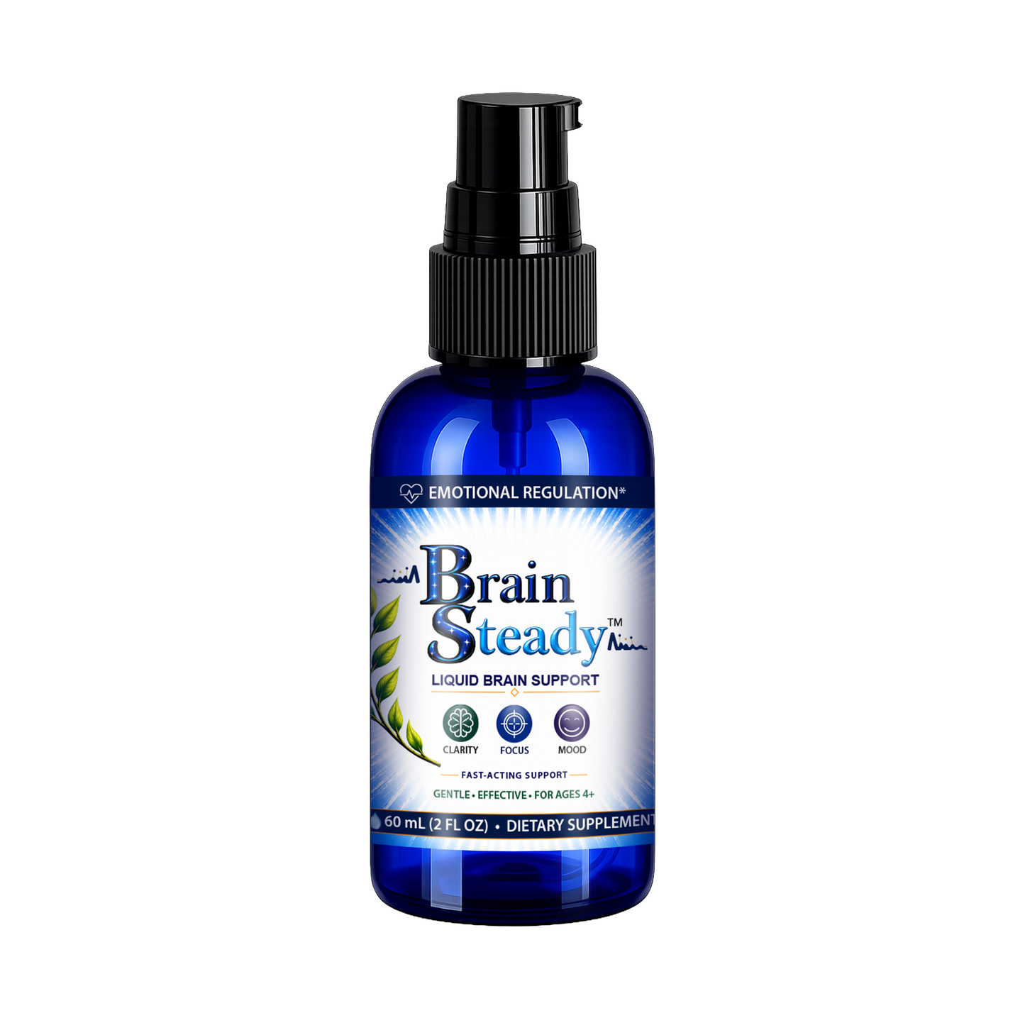 BrainSteady™ Liquid Formula | Flexible Bottle Options